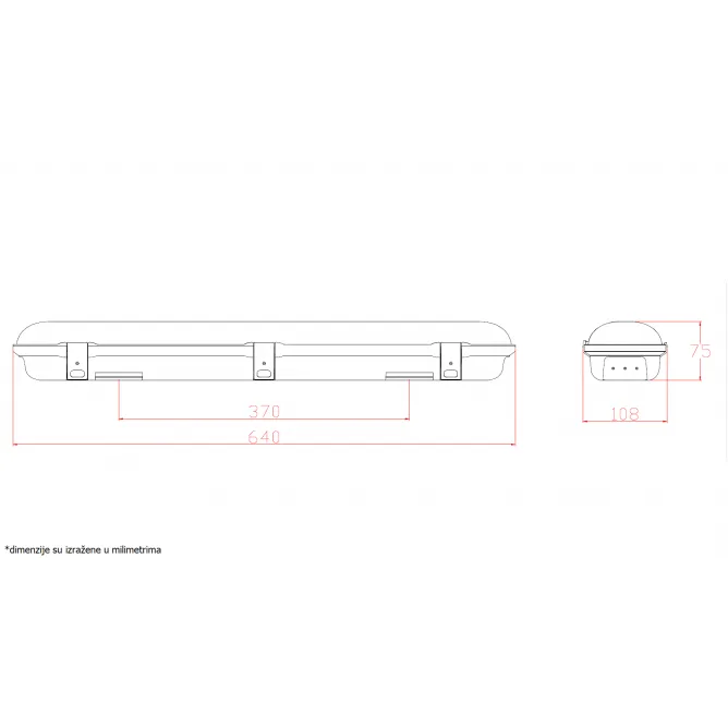 VODODIHT LED LG218A 22W 4000K — slika 4