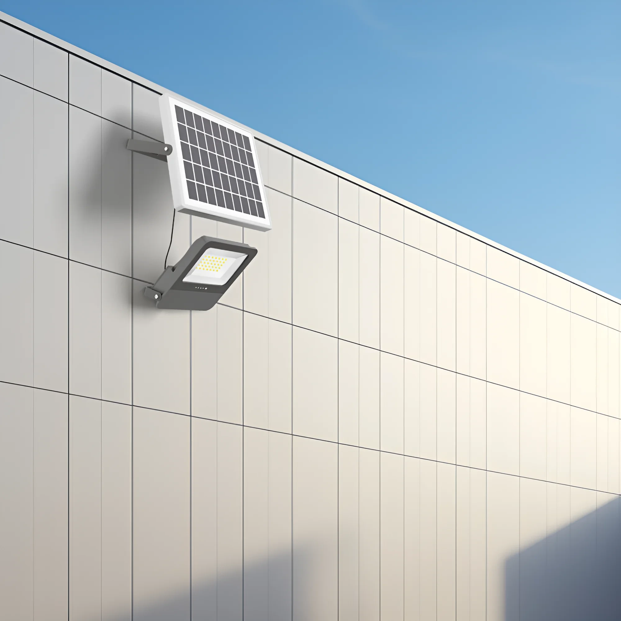 SOLARNI LED REFLEKTOR 15W CCT DALJINSKI IP65 — slika 2