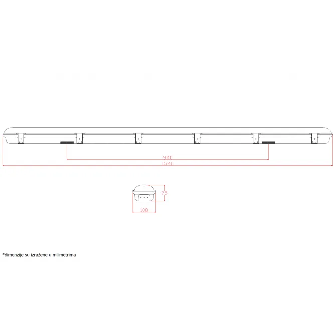 VODODIHT LED LG258A 56W 6500K IP65 — slika 3