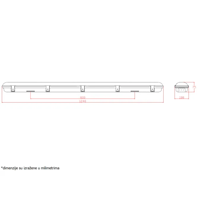 VODODIHT LED LG236A 42W 4000K — slika 4
