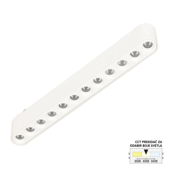 LED magnetna svetiljka CCT ULTRA SLIM FMS2001-12 WH