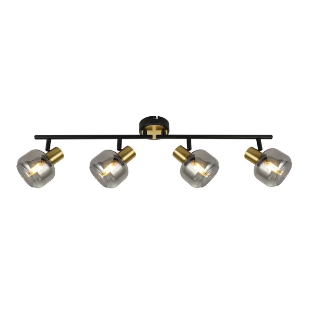 Spot lampa FE408-4 BK+SG
