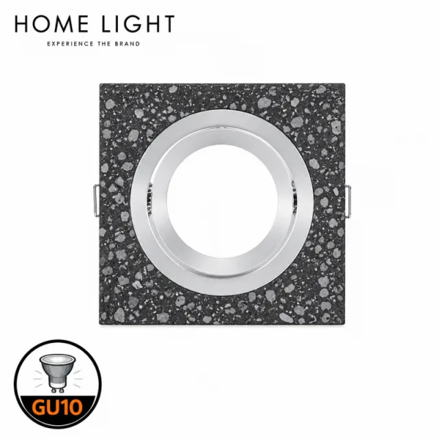 ROZETNA 801 1*GU10 BETON CRNA