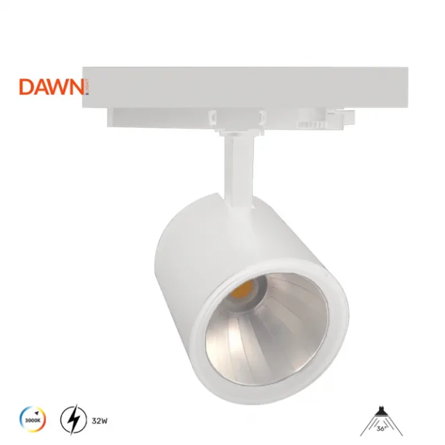 DAWN LED REFLEKTOR ŠINSKI XS-32 32W 3000K BELI TROSTEPENI