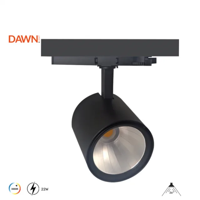 DAWN LED REFLEKTOR ŠINSKI XS-22 22W 3000K CRNI TROSTEPENI