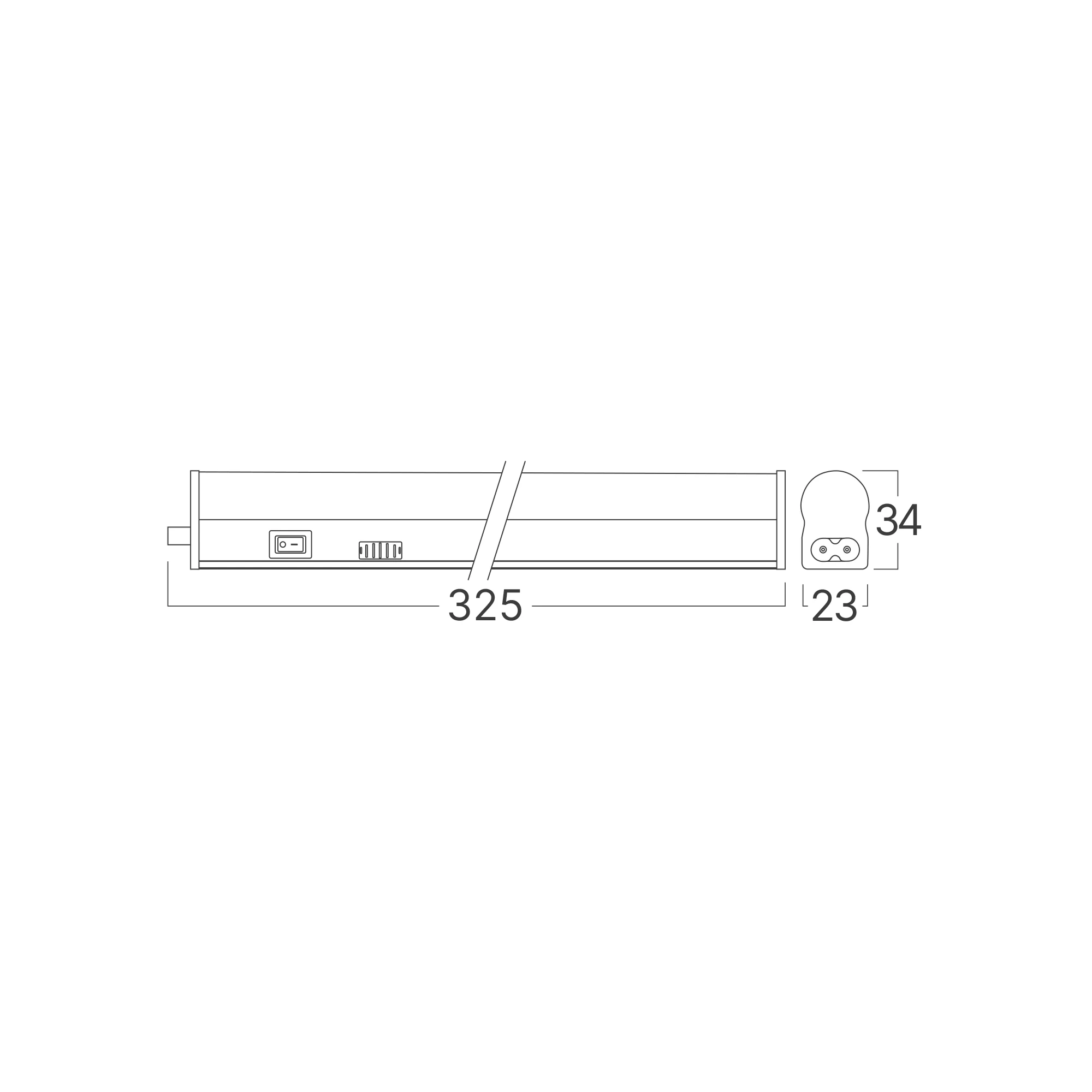 LED LINIJSKA SVETILJKA OKRUGLA 4W BELI CCT — slika 5