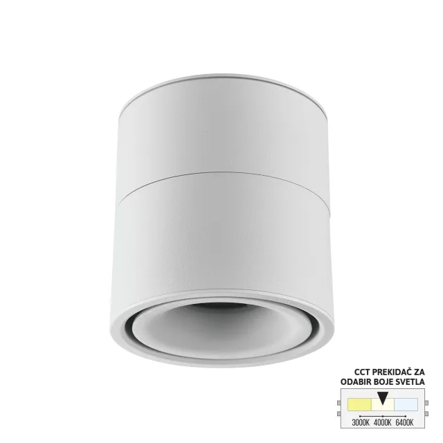 LED nadgradna lampa LN-07-9 CCT WH