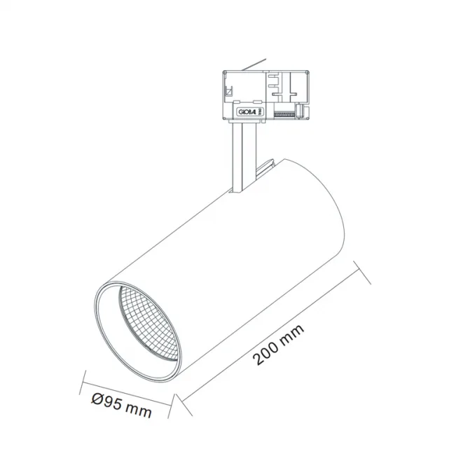 LED REFLEKTOR ŠINSKI JM 4074 40W 4000K 36° CRNI TROSTEPENI — slika 2