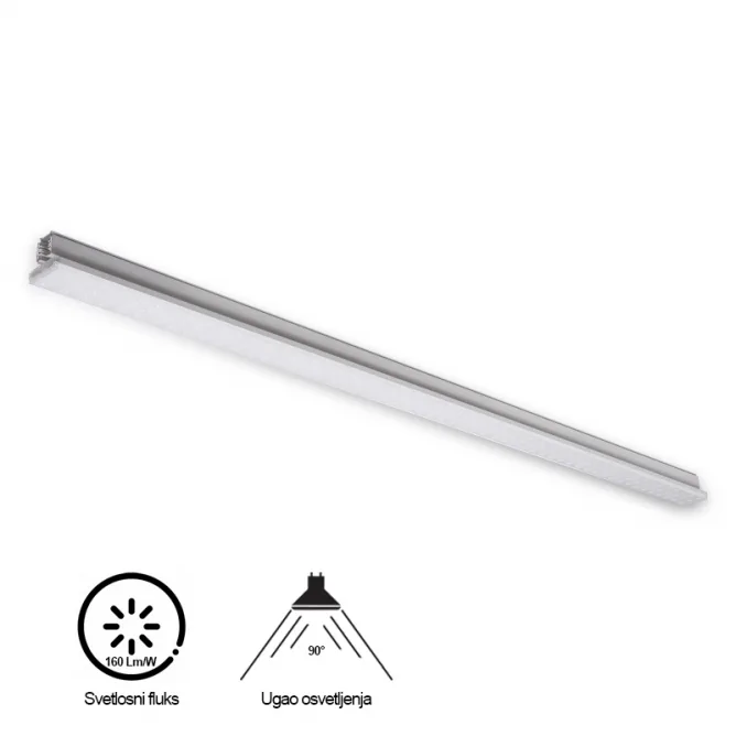 ŠINSKA SVETILJKA JM-4073 41-66W 4000K 90° 1500mm BELA — slika 2