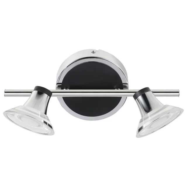 LED spot lampa LS101-2 CH+BK
