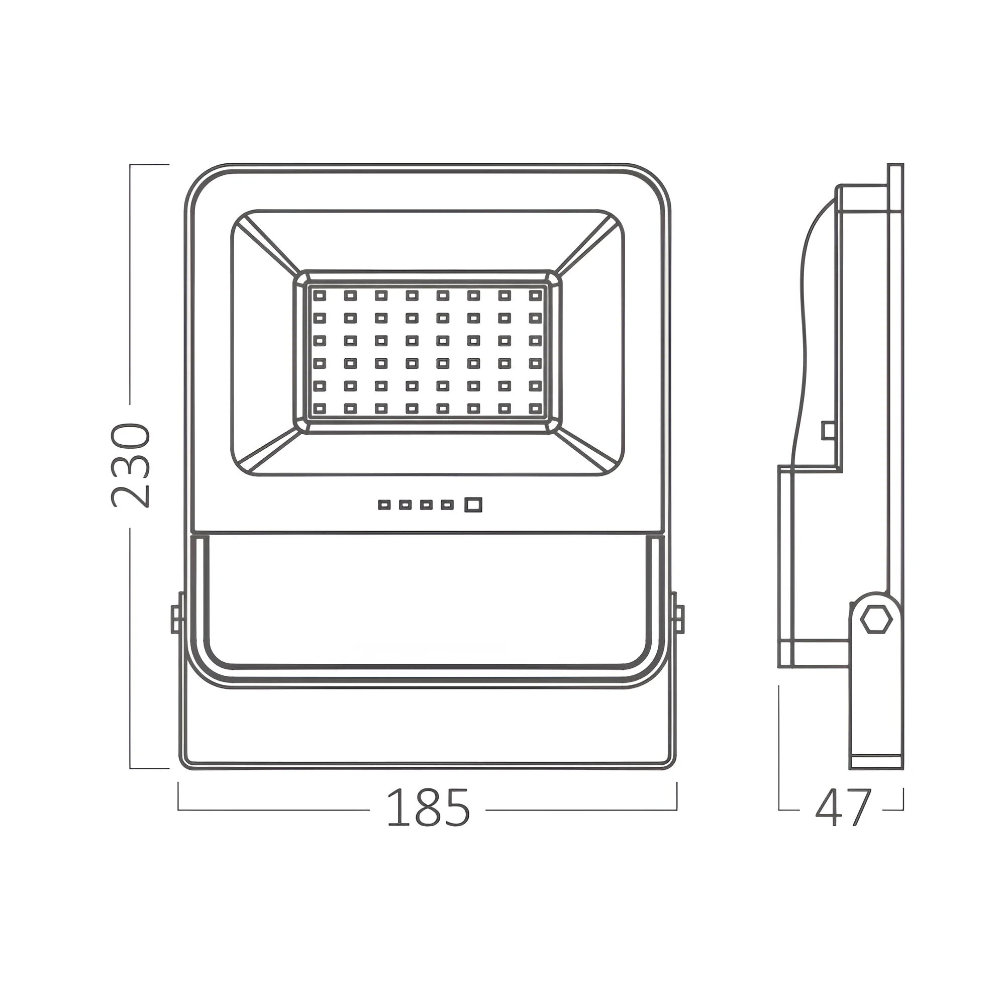 SOLARNI LED REFLEKTOR 30W CCT DALJINSKI IP65 — slika 8