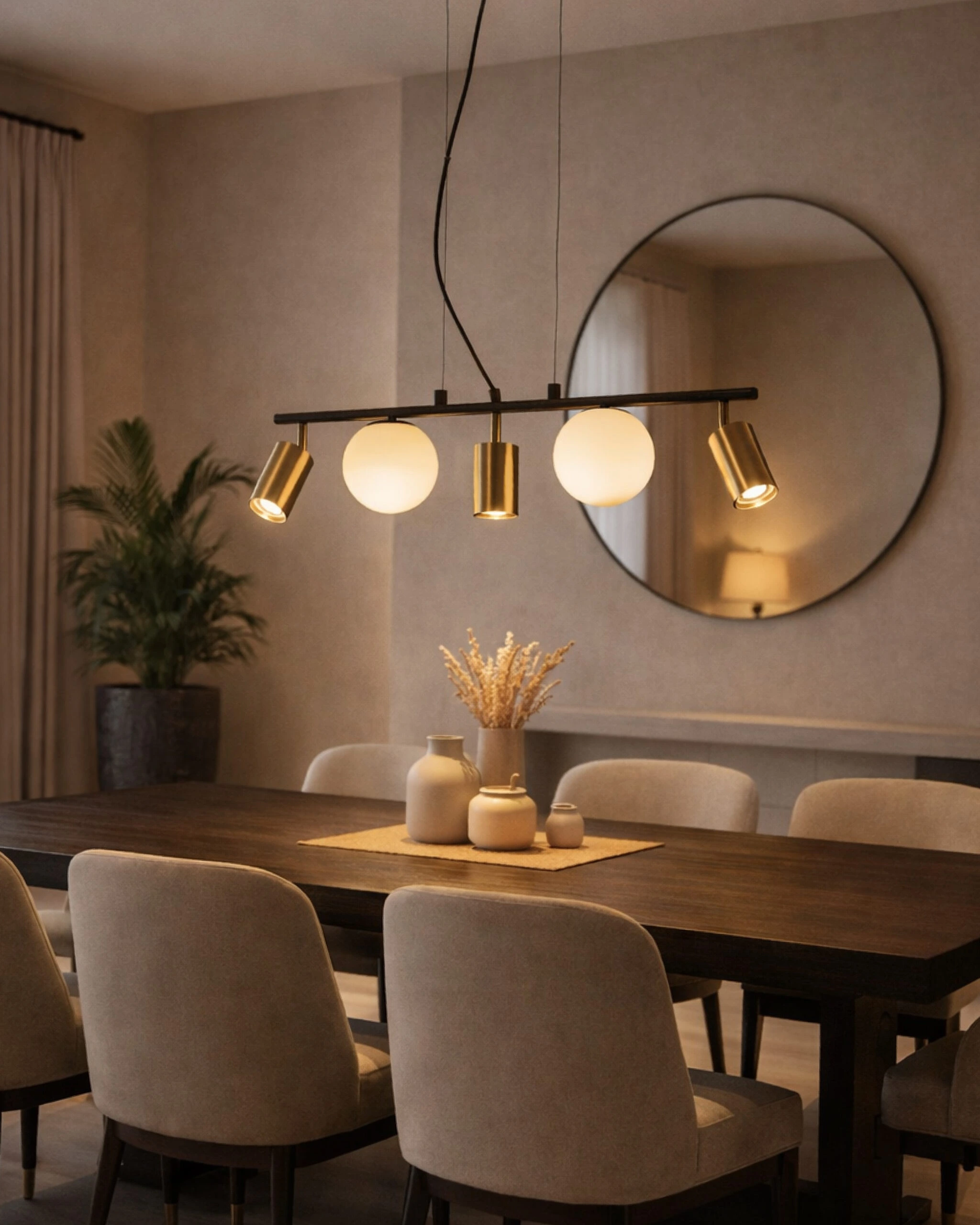 Viseća lampa FG155-5V BK+SG — slika 2