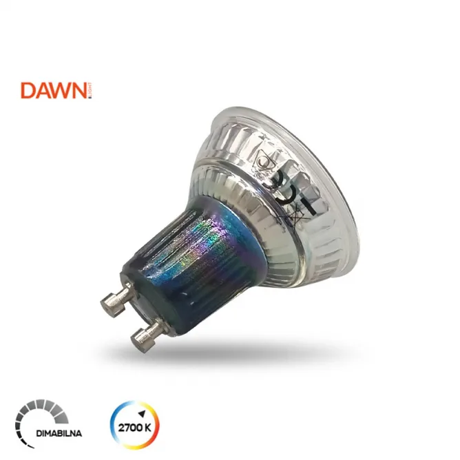 DAWN LED SIJALICA GU10 DIMABILNA 6.5W 3000K PAR16 80 575lm 36° IP20 — slika 3