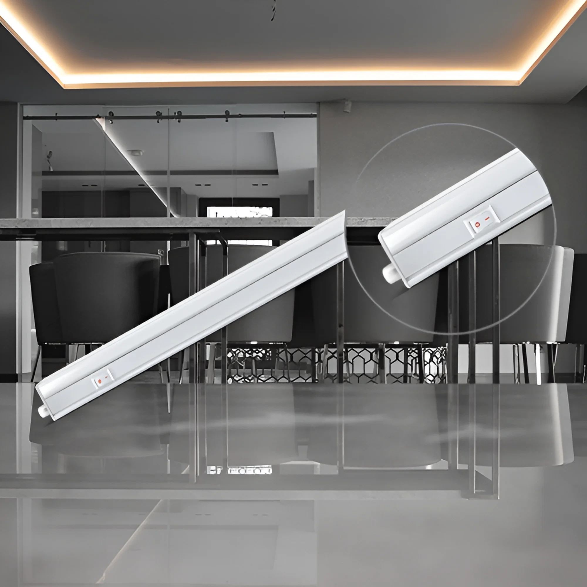 LED LINIJSKA SVETILJKA KVADRATNA 4W BELA 6500K — slika 2