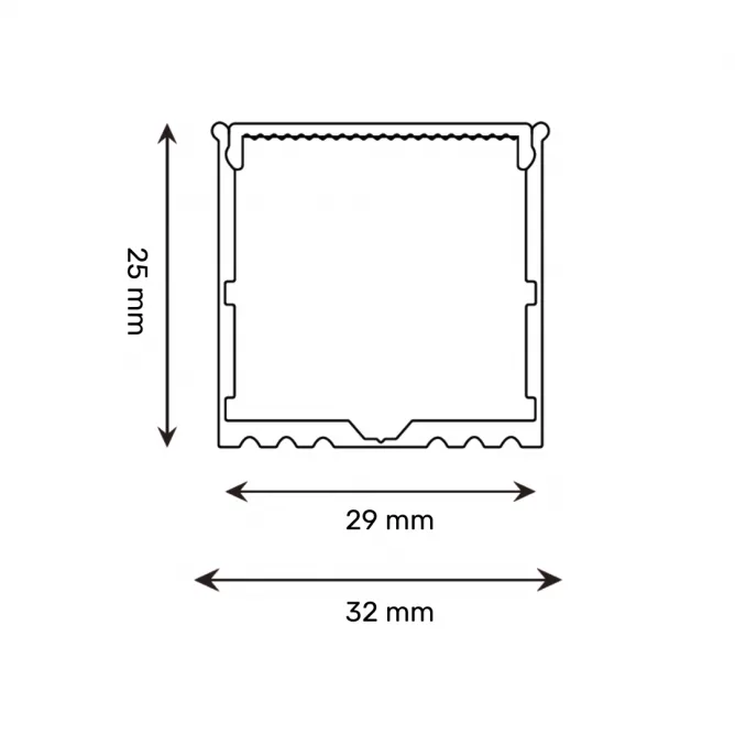LED PROFIL LL-ALP018-R KOMPLET SIVI — slika 2