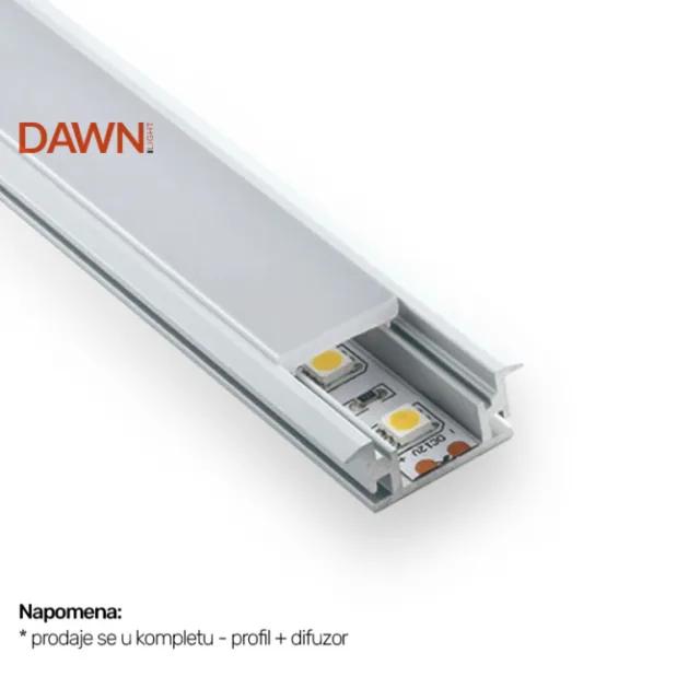 LED PROFIL LL-ALP033 KOMPLET