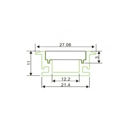 LED PROFIL LL-ALP033 KOMPLET — slika 2