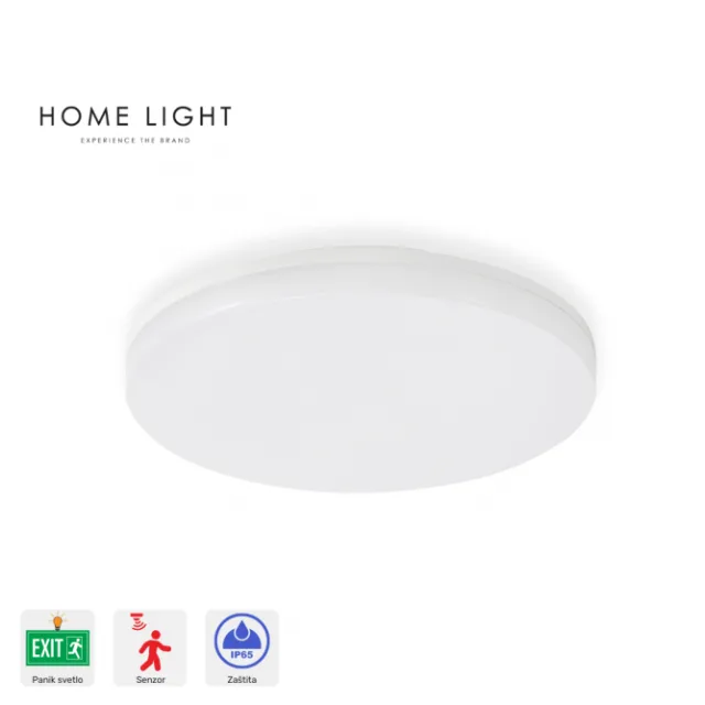 DAWN LED PLAFONJERA CL17 O 18W 4000K SENZOR/PANIK IP65