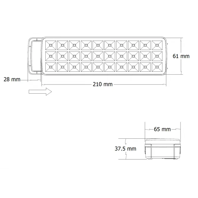 PANIK SVETILJKA LE516 LED — slika 3