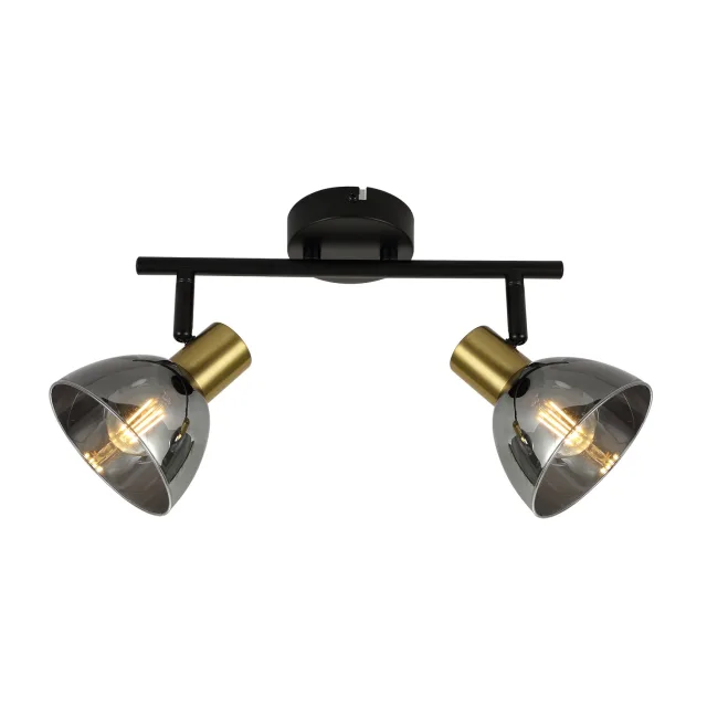 Spot lampa FE407-2 BK+SG