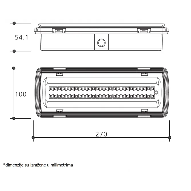 PANIK LAMPA 50LED SMD 507L — slika 2