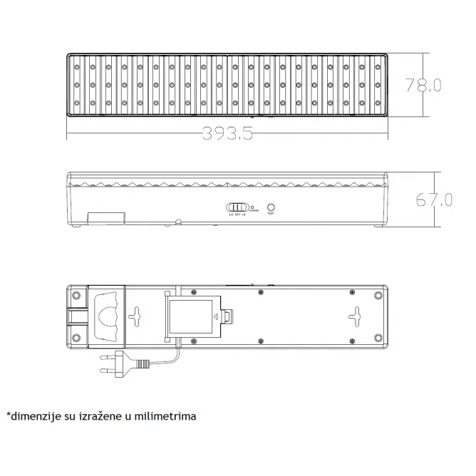 PANIK SVETILJKA 60 LED — slika 2