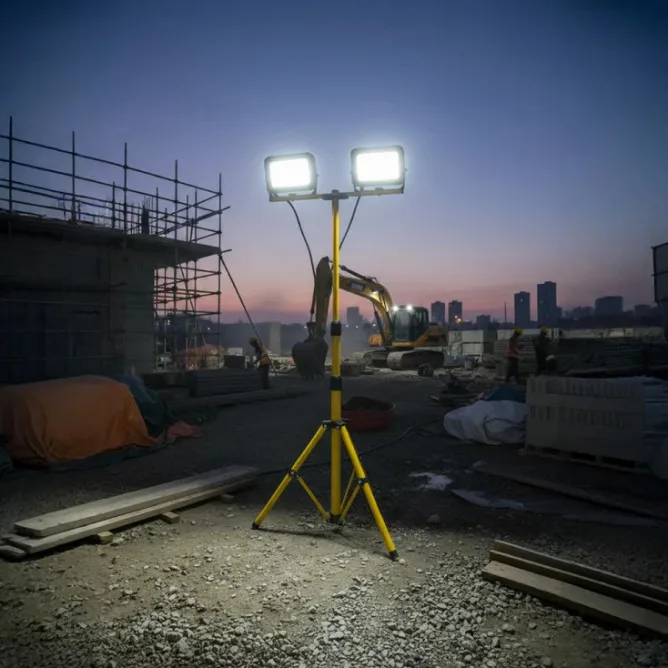 PRENOSNI LED REFLEKTORI NA STALKU 2X50W — slika 2