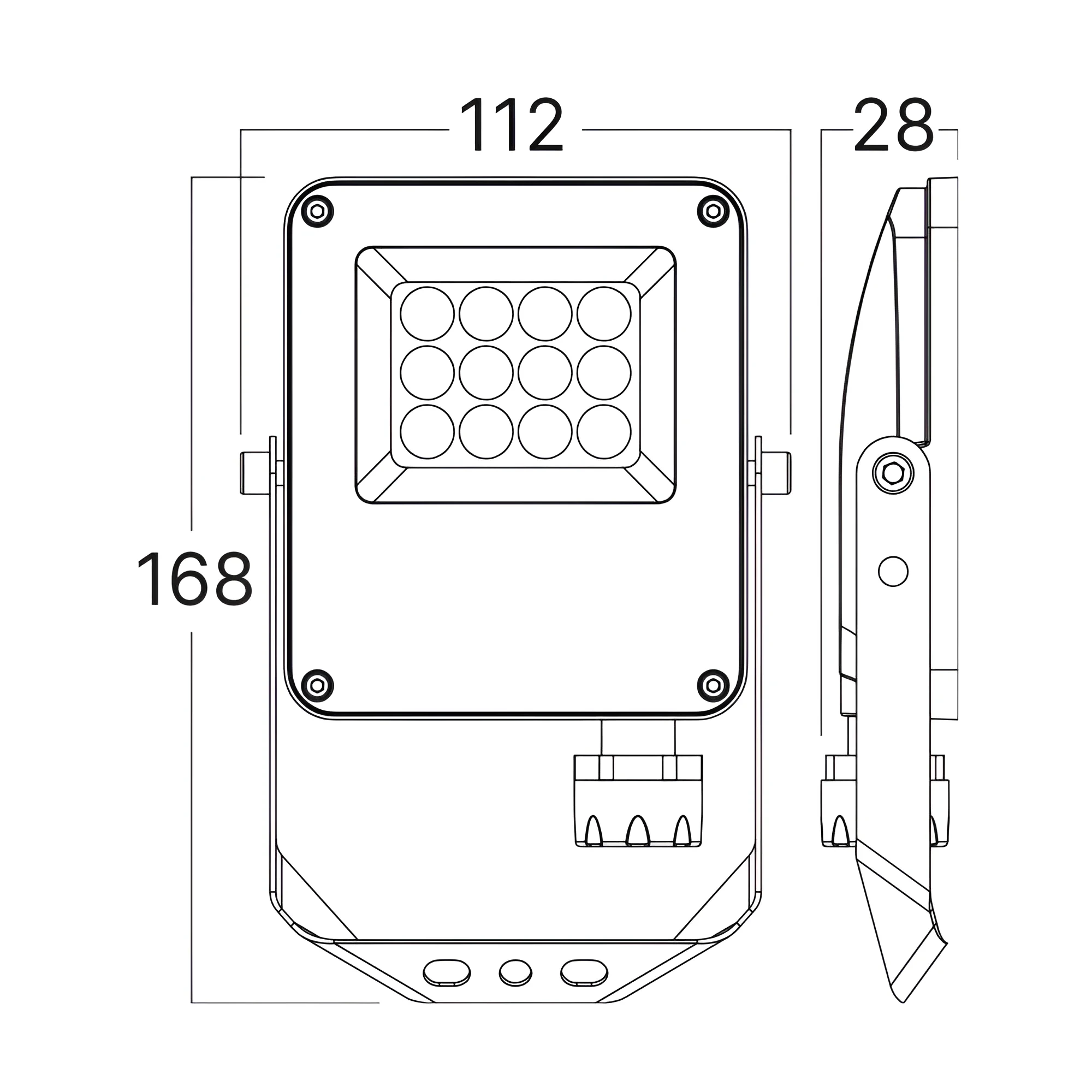 LED REFLEKTOR 10W SIVI CCT IP65 — slika 6