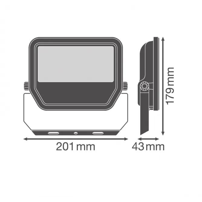 LEDVANCE LED REFLEKTOR FL50 P 41W/27W 4000K SY100 BK — slika 2