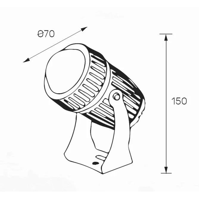 LED SVETILJKA GA-SPN030 9W 3000K IP66 — slika 4
