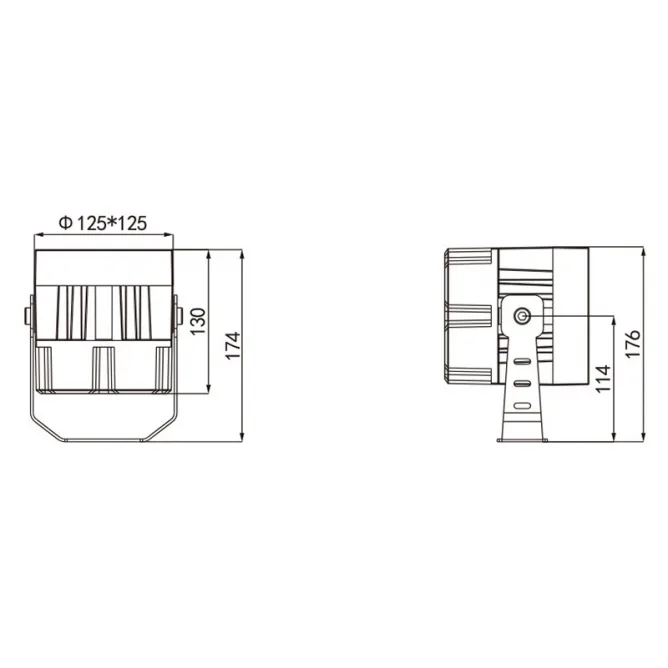 LED REFLEKTOR JM-4707 32W 4000K SIVI IP66 — slika 2