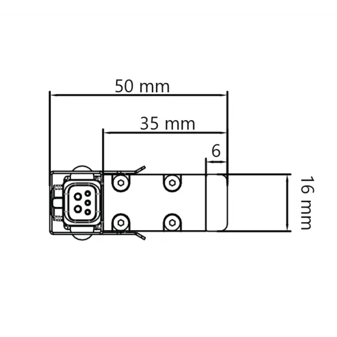 LED SVETILJKA TF-16-0101 7W 4000K 24V IP65 0.5M — slika 2