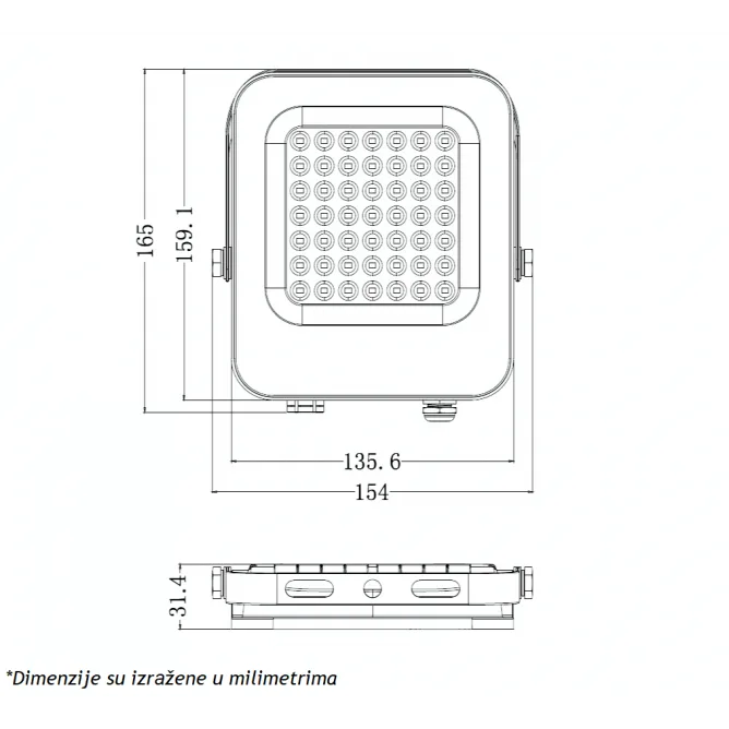 LED REFLEKTOR IK03 30W 6500K — slika 2
