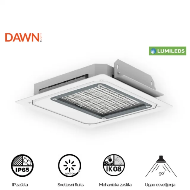 DAWN LED REFLEKTOR BR FL 100W-07K 5000K 13000lm 90° IP65