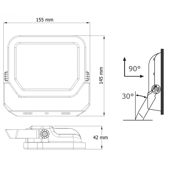 DAWN LED REFLEKTOR BR-FL20W-02 6500K 2200lm 100°  IP65 — slika 2