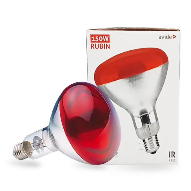 SIJALICA INFRA RED R125 150W E27 (CRVENA) — slika 2