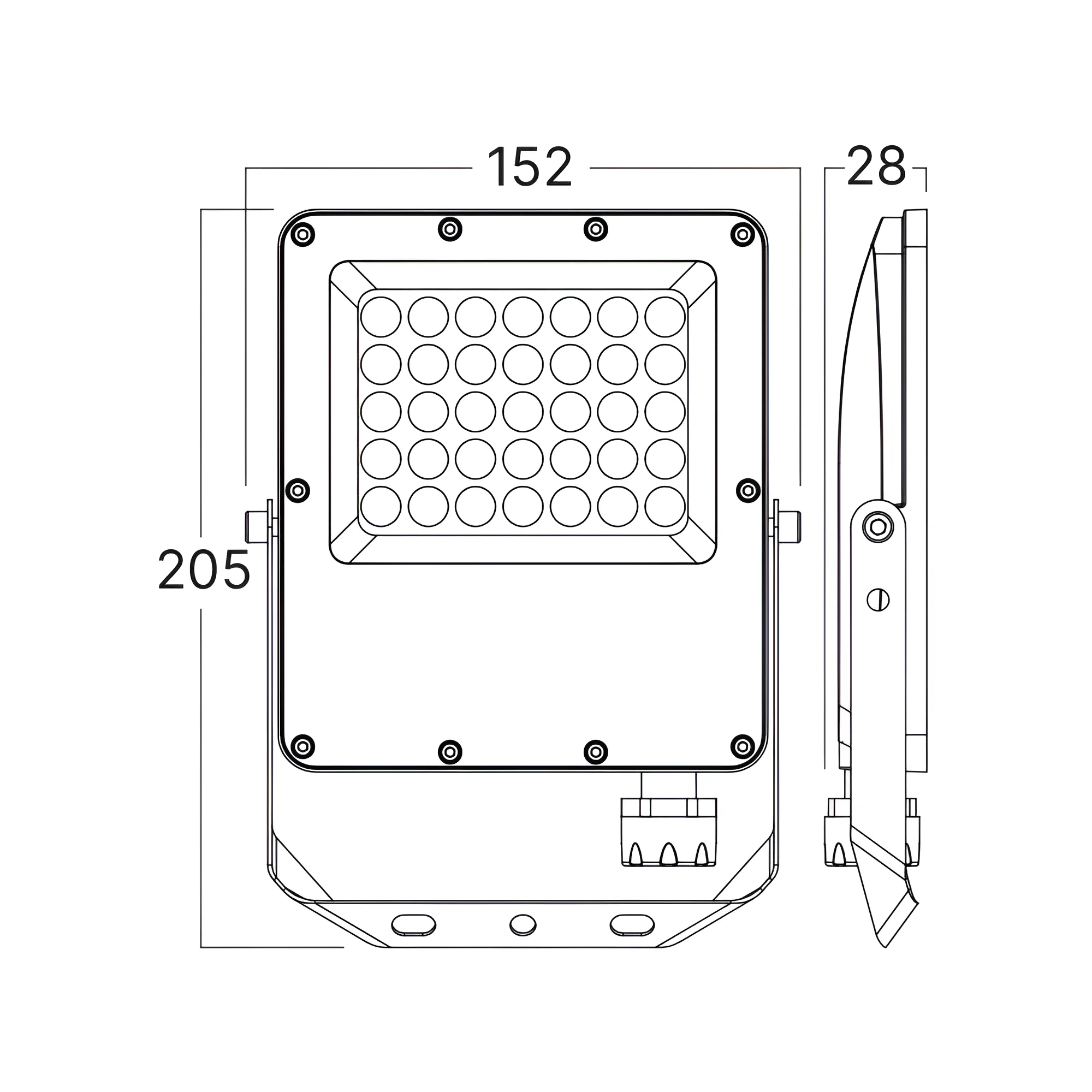 LED REFLEKTOR 30W SIVI CCT IP65 — slika 6