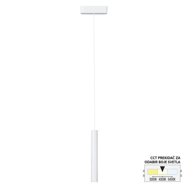 LED magnetna visilica CCT ULTRA SLIM FMS4001-7 WH