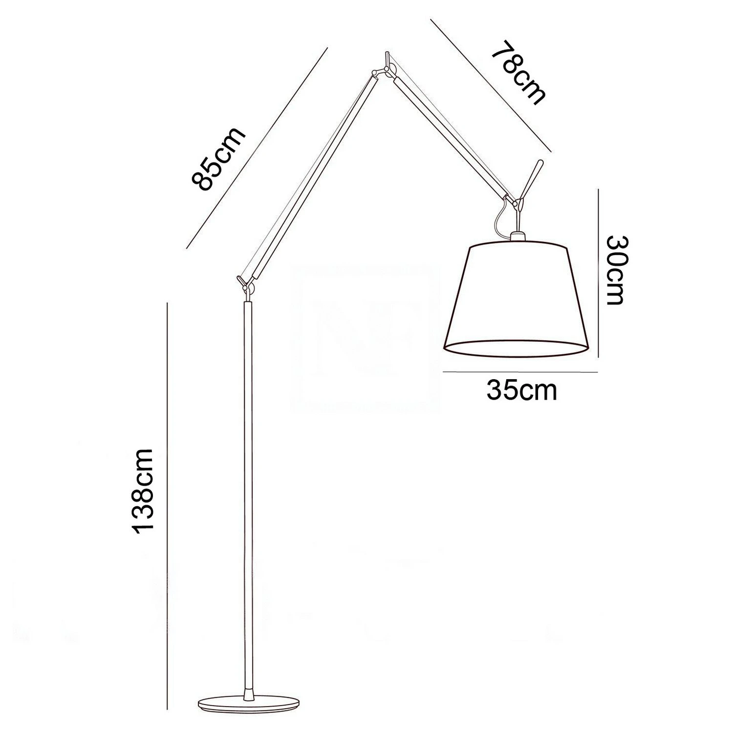 Podna lampa FK7005-1FL — slika 2