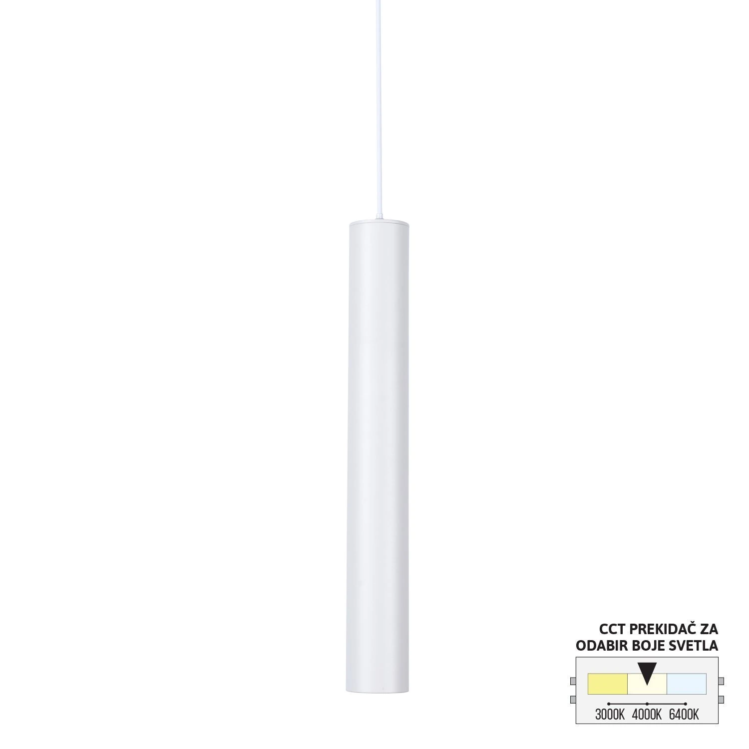 LED magnetna visilica CCT ULTRA SLIM FMS4001-10 WH — slika 2