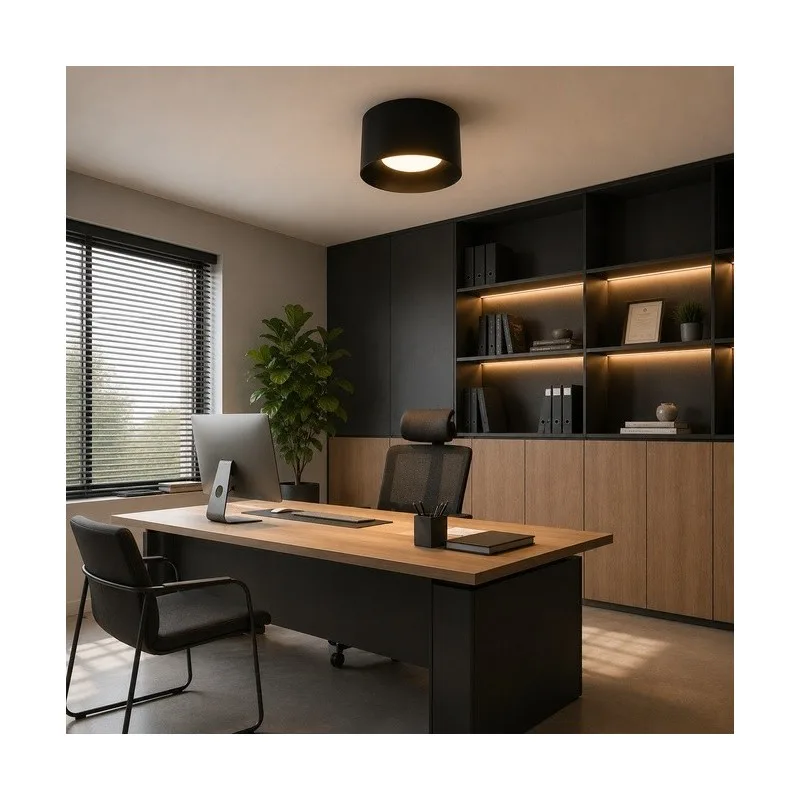 VESTA 631 PLAFONSKA SVETILJKA 24W 3000K CRNA — slika 2