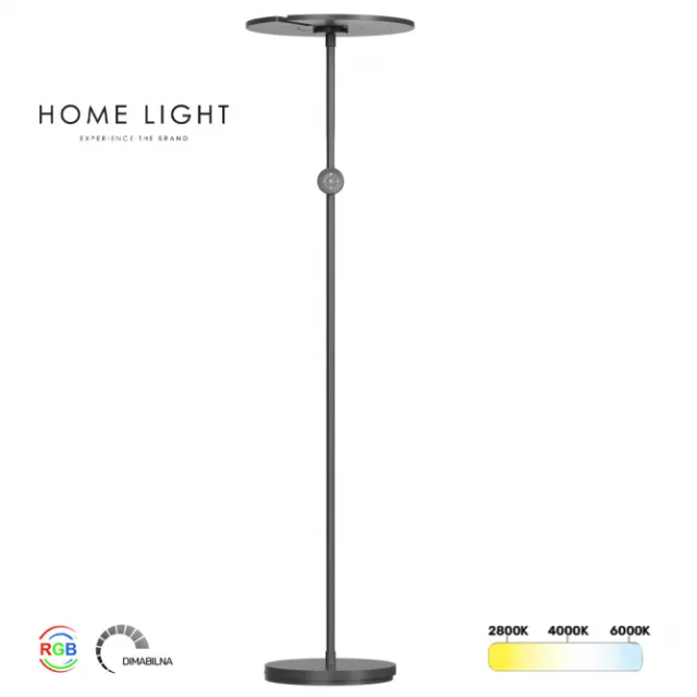 PODNA LAMPA LT400CR 40W+8W RGB/CCT DIMABILNA CRNA