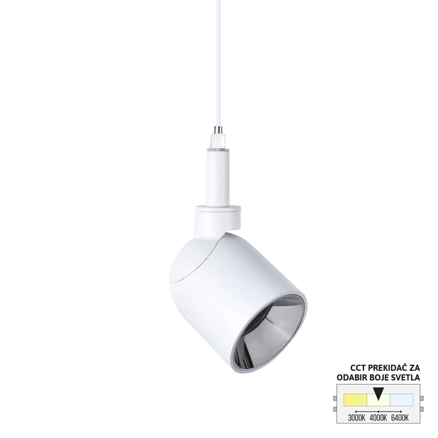 LED magnetna visilica CCT ULTRA SLIM FMS4002-7 WH — slika 2