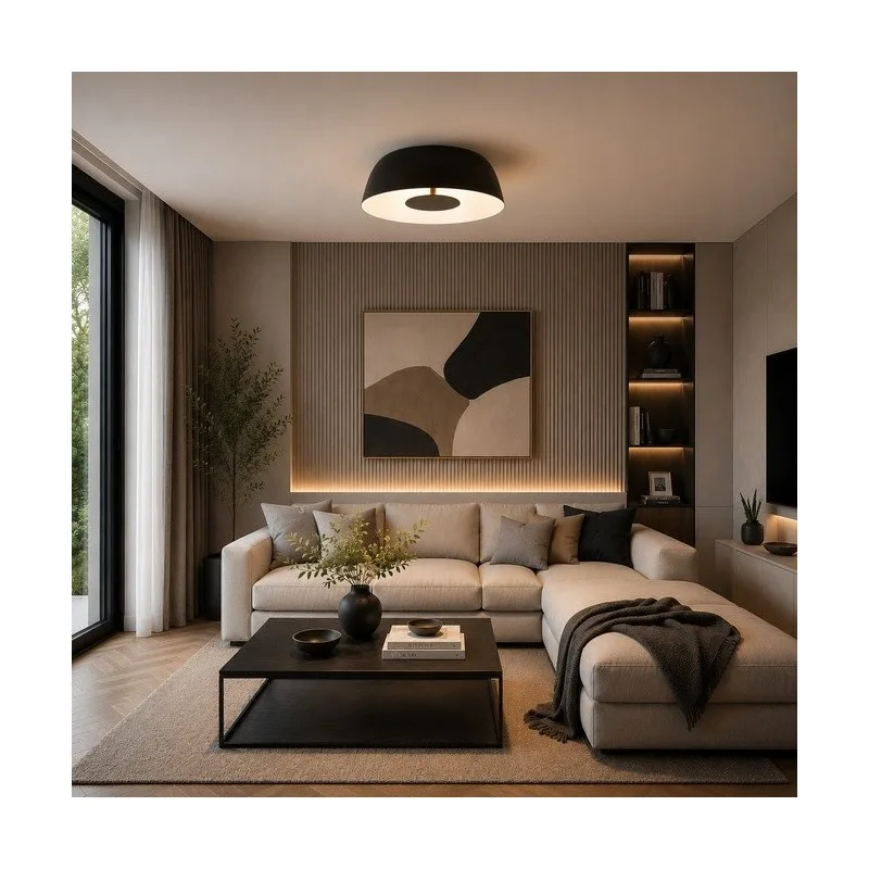 VESTA 628 PLAFONSKA SVETILJKA 20W 3000K CRNA — slika 2