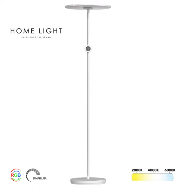 PODNA LAMPA LT400CR 40W+8W RGB/CCT DIMABILNA BELA