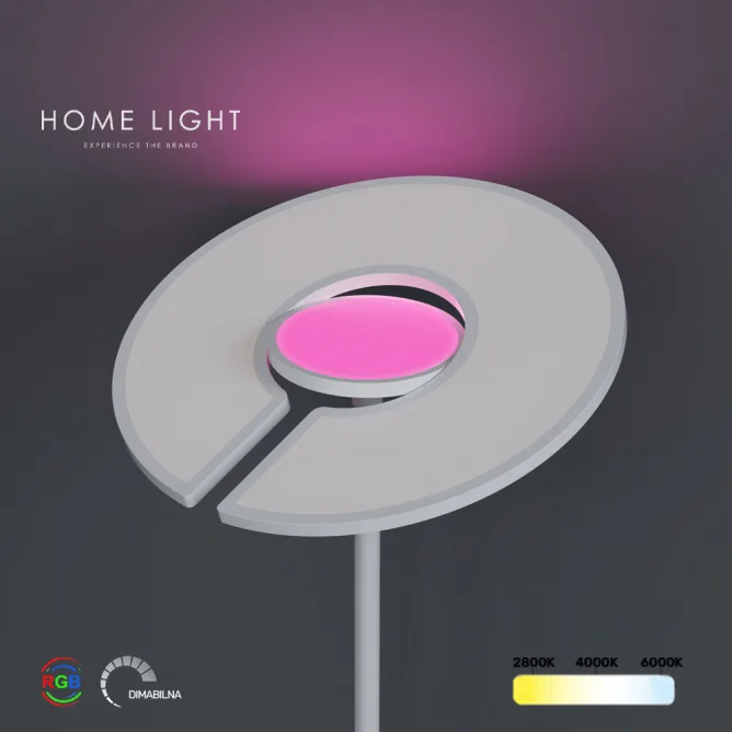 PODNA LAMPA LT400CR 40W+8W RGB/CCT DIMABILNA BELA — slika 3