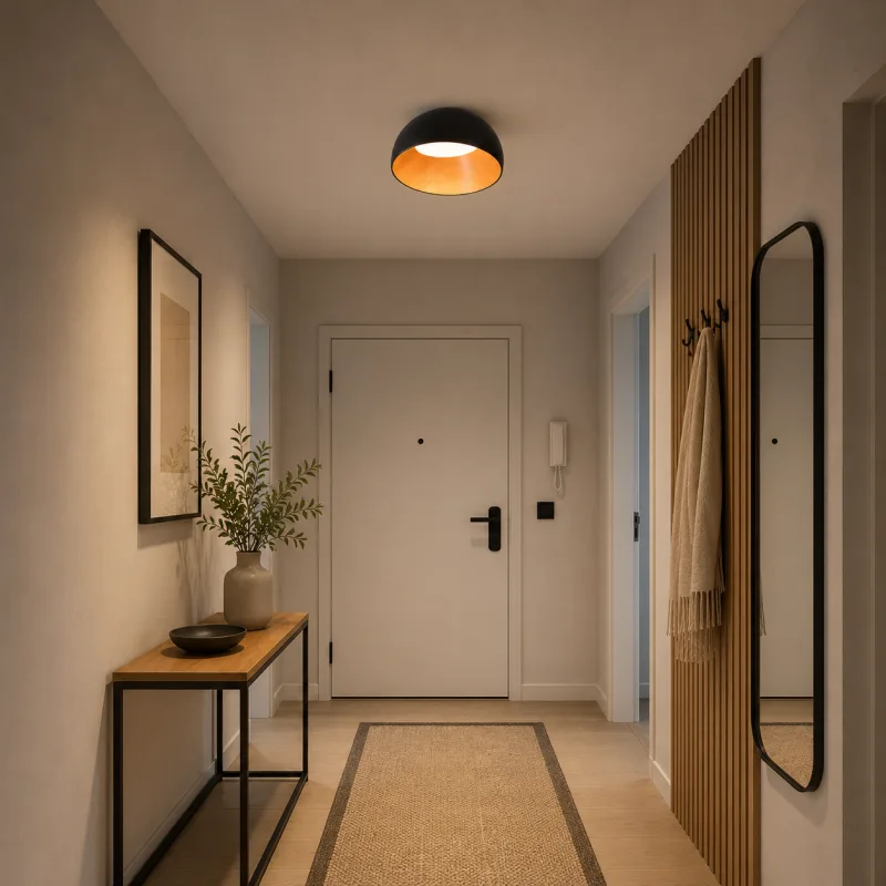 VESTA 626 PLAFONSKA SVETILJKA 24W 3000K CRNA/DRVO — slika 2