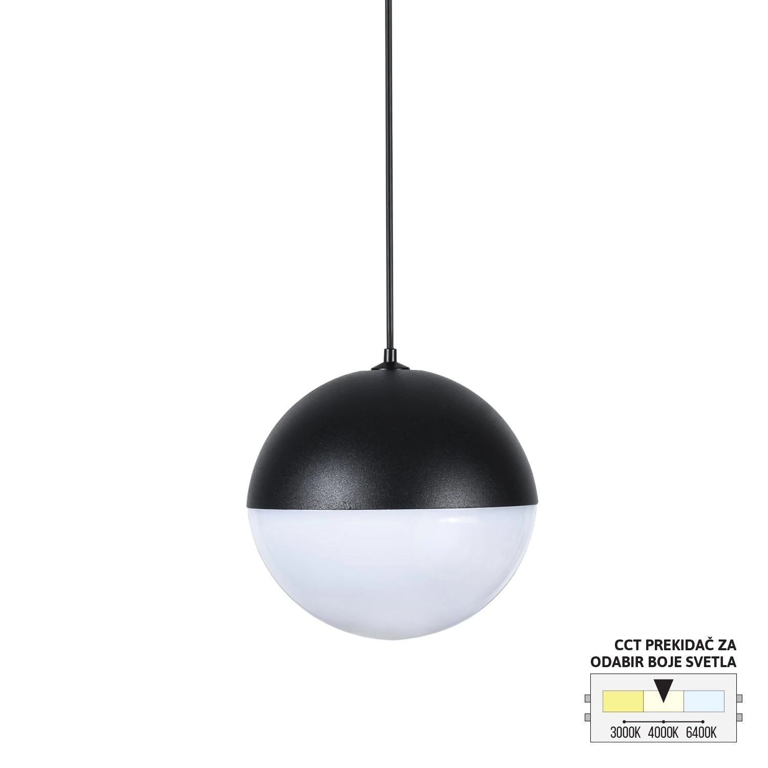 LED magnetna visilica CCT ULTRA SLIM FMS4004-7 BK — slika 2