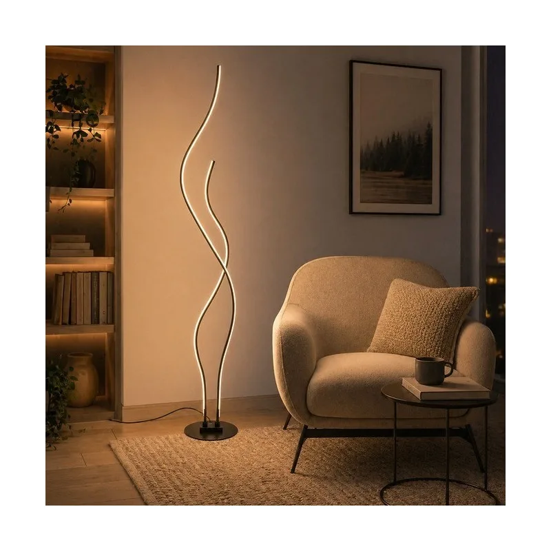 SOLEA 150 PODNA LAMPA 42W CCT CRNA DIMABILNA — slika 2