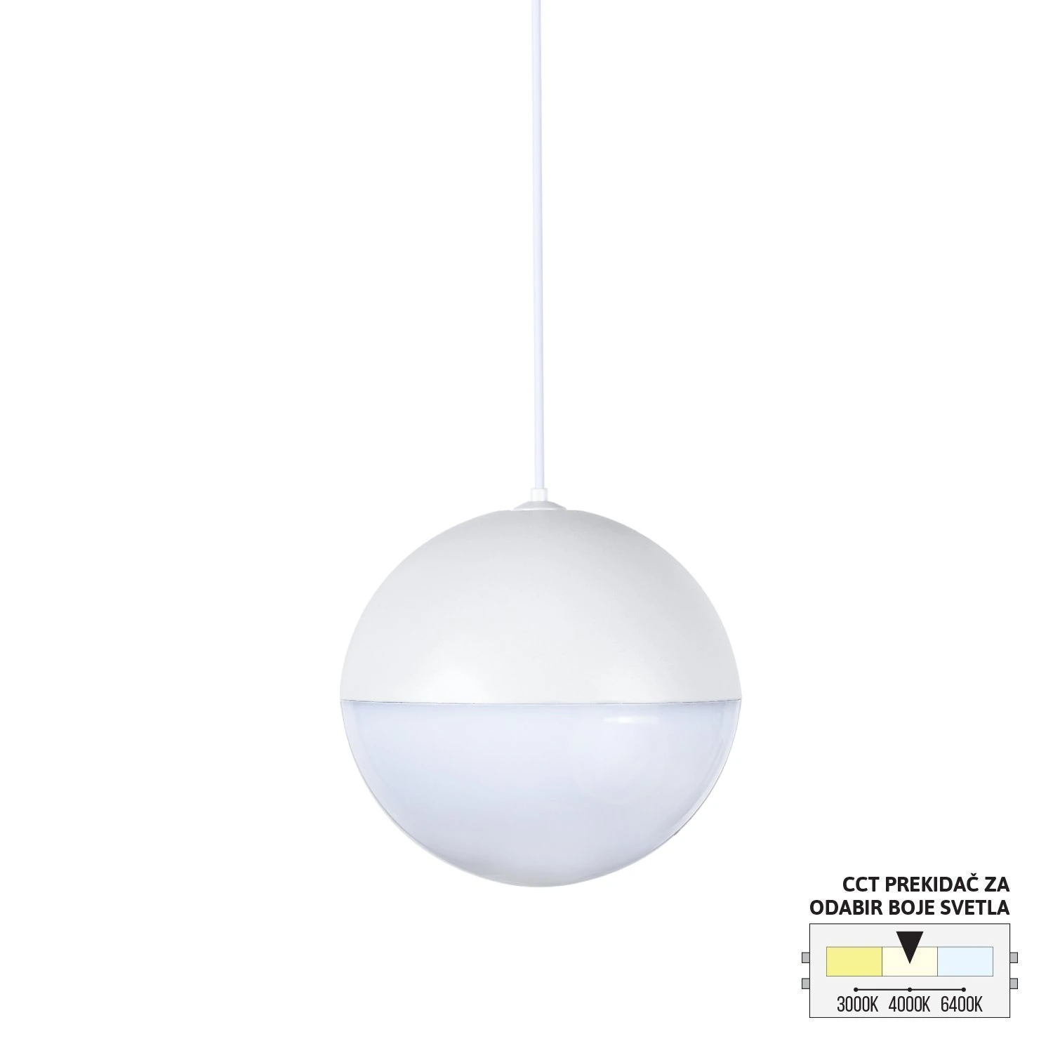 LED magnetna visilica CCT ULTRA SLIM FMS4004-7 WH — slika 2